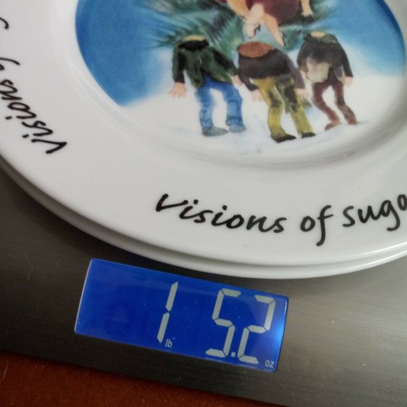 Erika Oller House Of Prill 7 1/2" Plates Set Of 2 "Visions Of Sugar Plums" Xmas - Picture 12 of 14